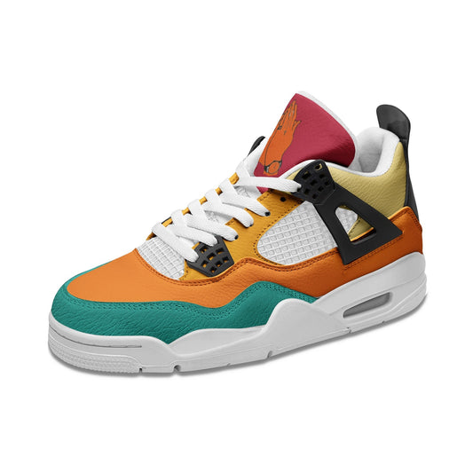 Black and white Do U Pray Air Pray sneakers with breathable upper and bold faith-based design