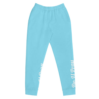 DoUPray Powder Blue Joggers – Soft, stylish joggers featuring a subtle "Do U Pray" design, part of the Believe Church Collection.
