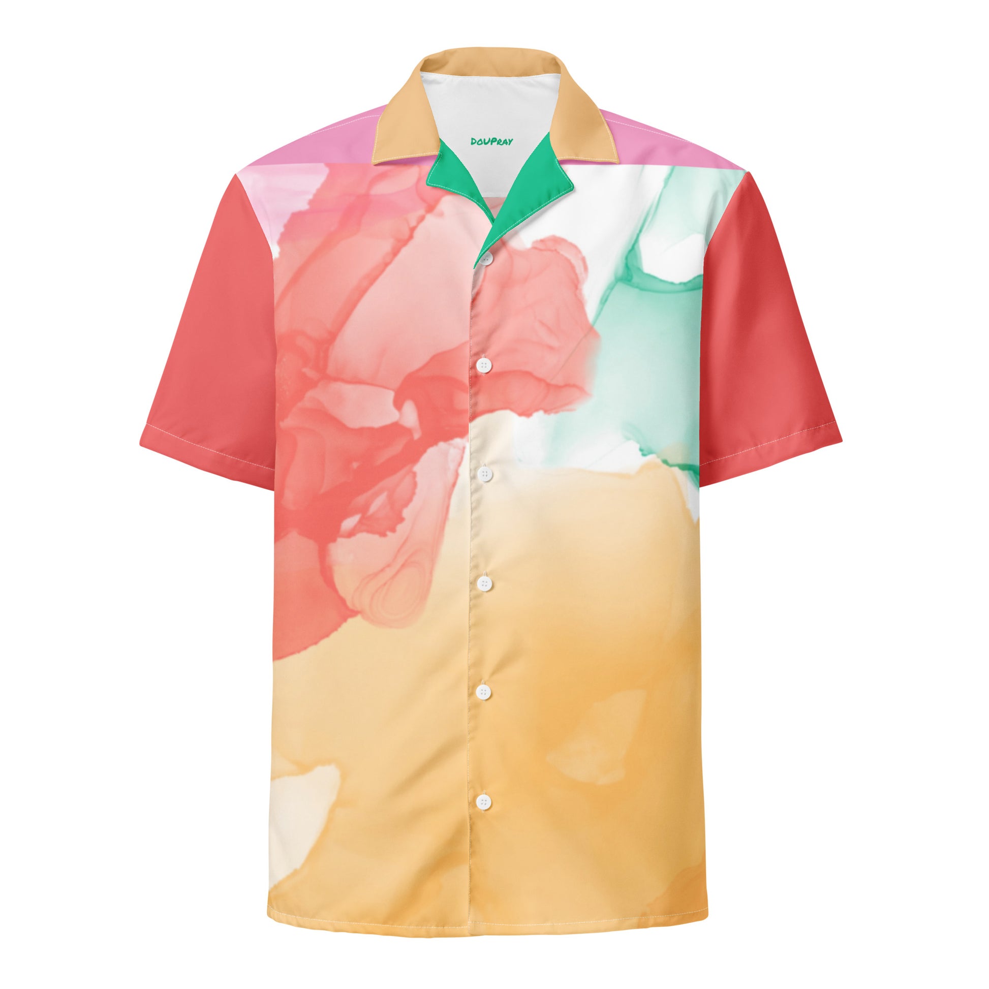Garden Button Shirt – Lightweight, breathable button-up shirt from the Do U Pray Collection, perfect for faith-filled style and comfort.