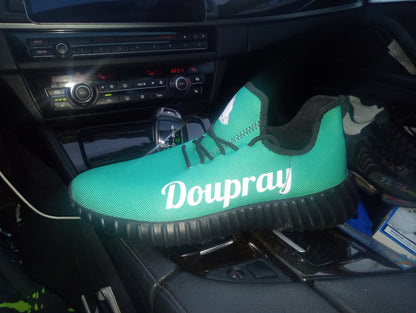 DoUPray Sneakers (Aqua) popcustoms