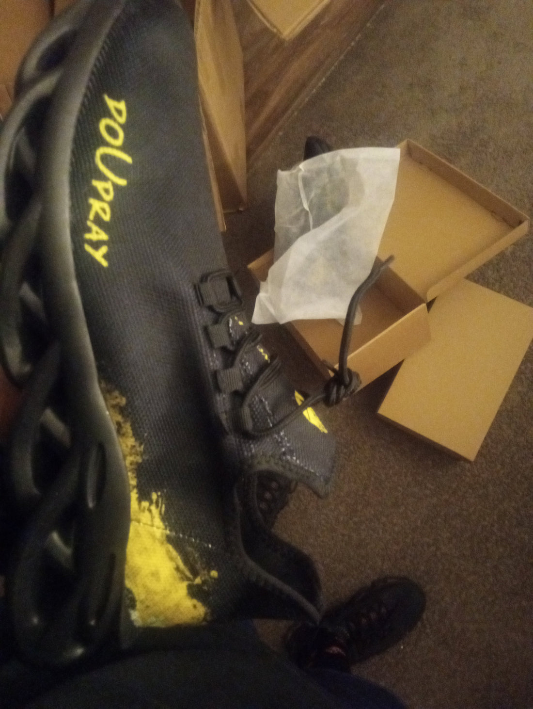 doUpray sneakers (Gold concrete) popcustoms