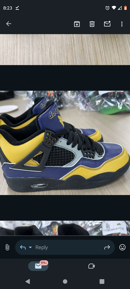 Air Pray Sneakers blue/gold blk Doupray