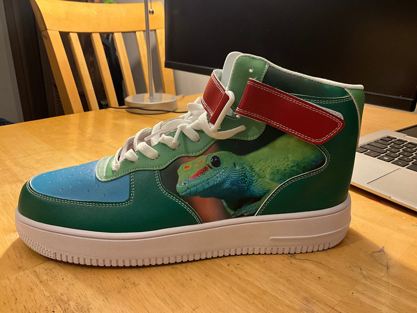 Prayer Force 1 Sneakers (gecko) Printy6