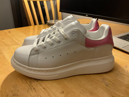 Doupray Leather Sneakers (Pink) Printy6