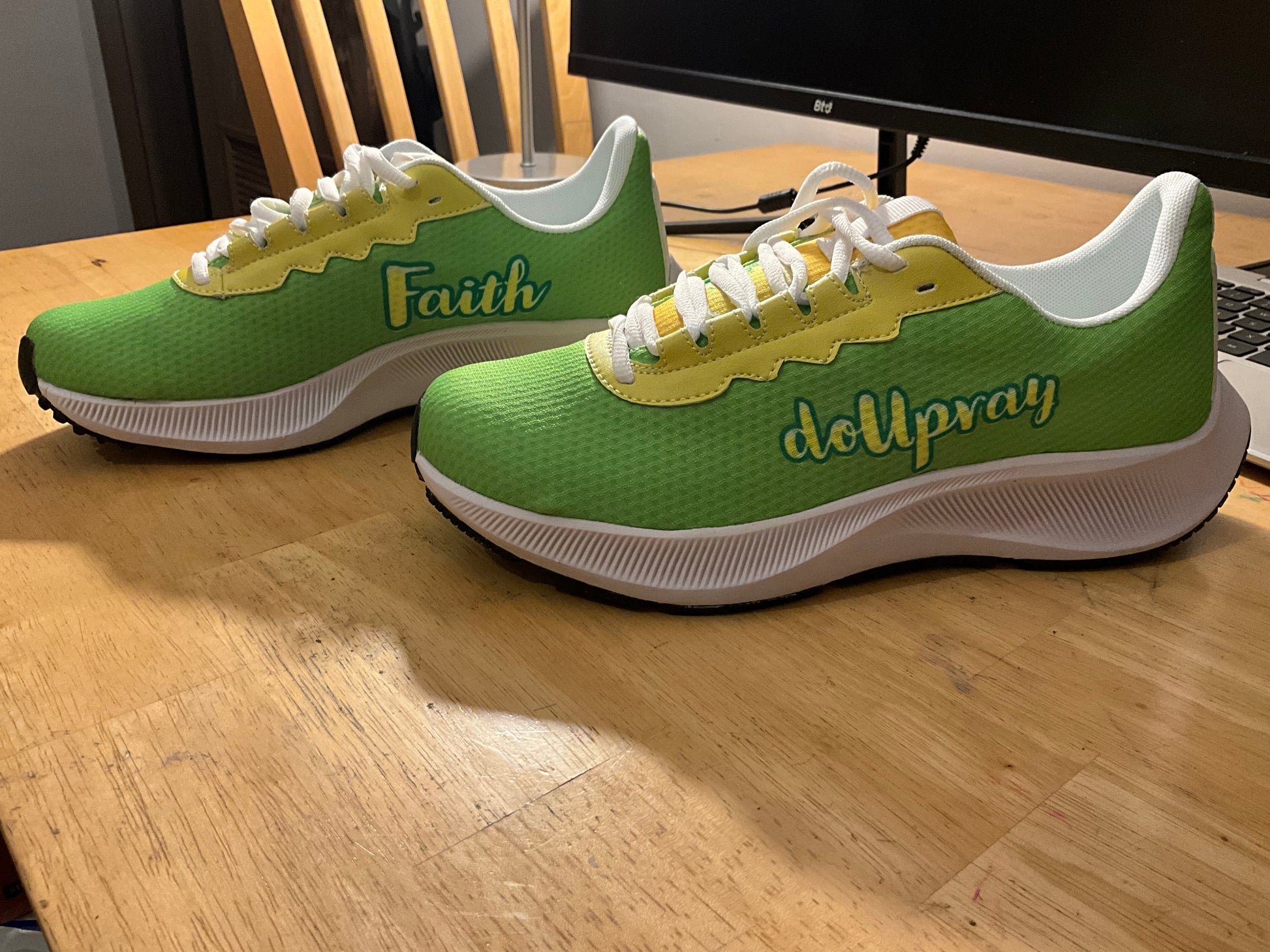 doUpray sneakers (lemon-lime) Printy6