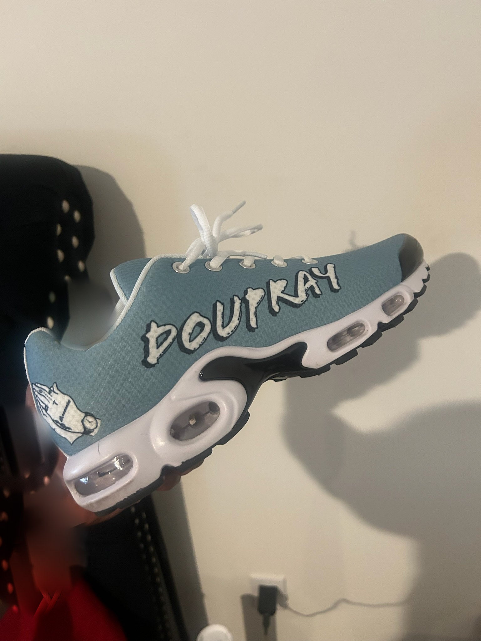 Prayer Max Sneakers (steel grey) Printy6