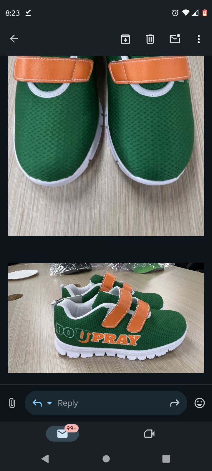 . DoUPray Miami Velcro Sneaker Do U Pray