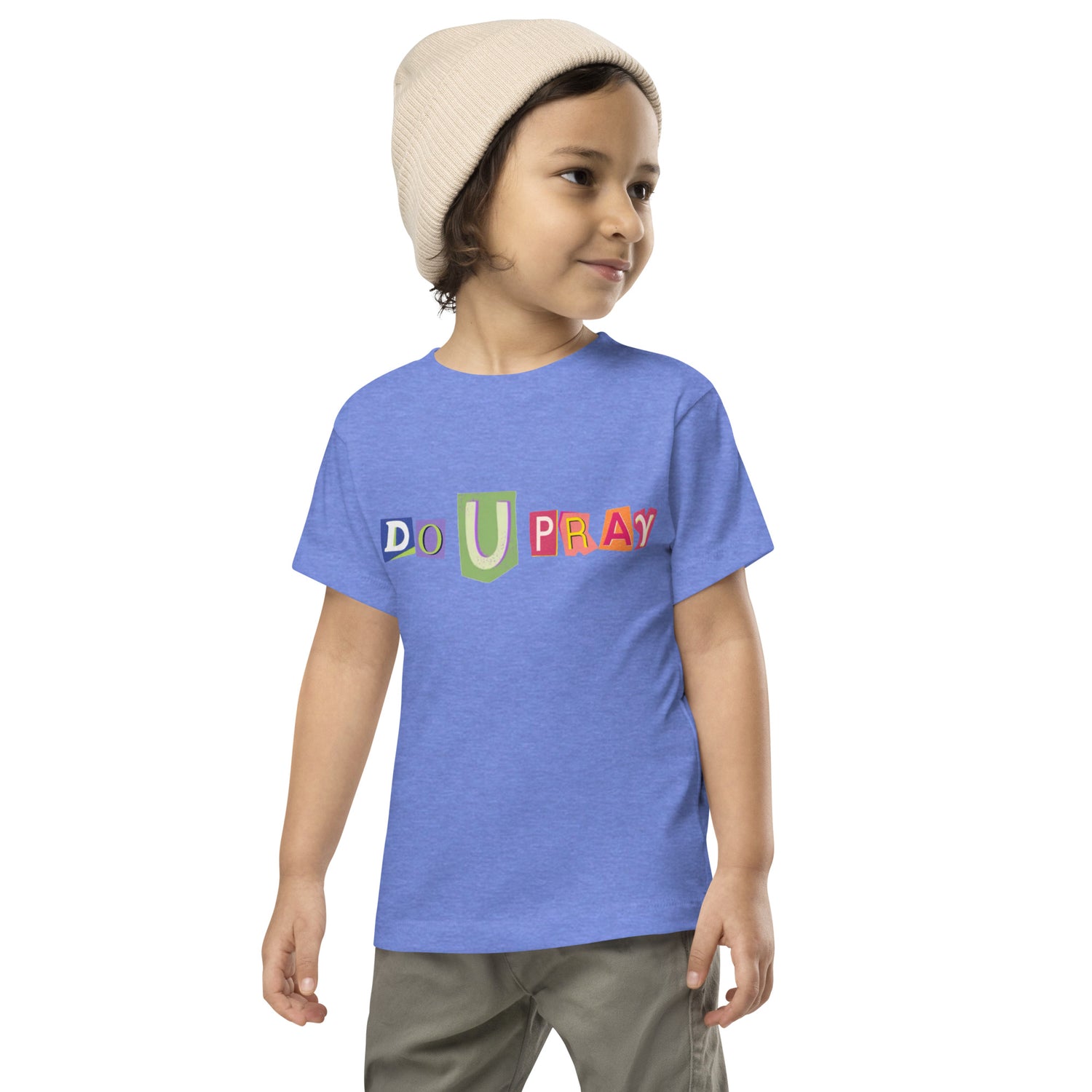 Toddler Short Sleeve Tee – Soft, breathable cotton t-shirt for toddlers, available in multiple colors for everyday comfort