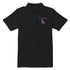Women’s Rainbow Pique Polo Shirt – Soft, breathable ringspun cotton polo with a semi-fitted cut and dyed-to-match buttons for a stylish finish.