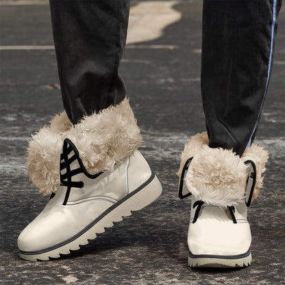Stay cozy and stylish this winter with Cotton-pad Fur Lining Boots – the perfect blend of warmth and comfort!