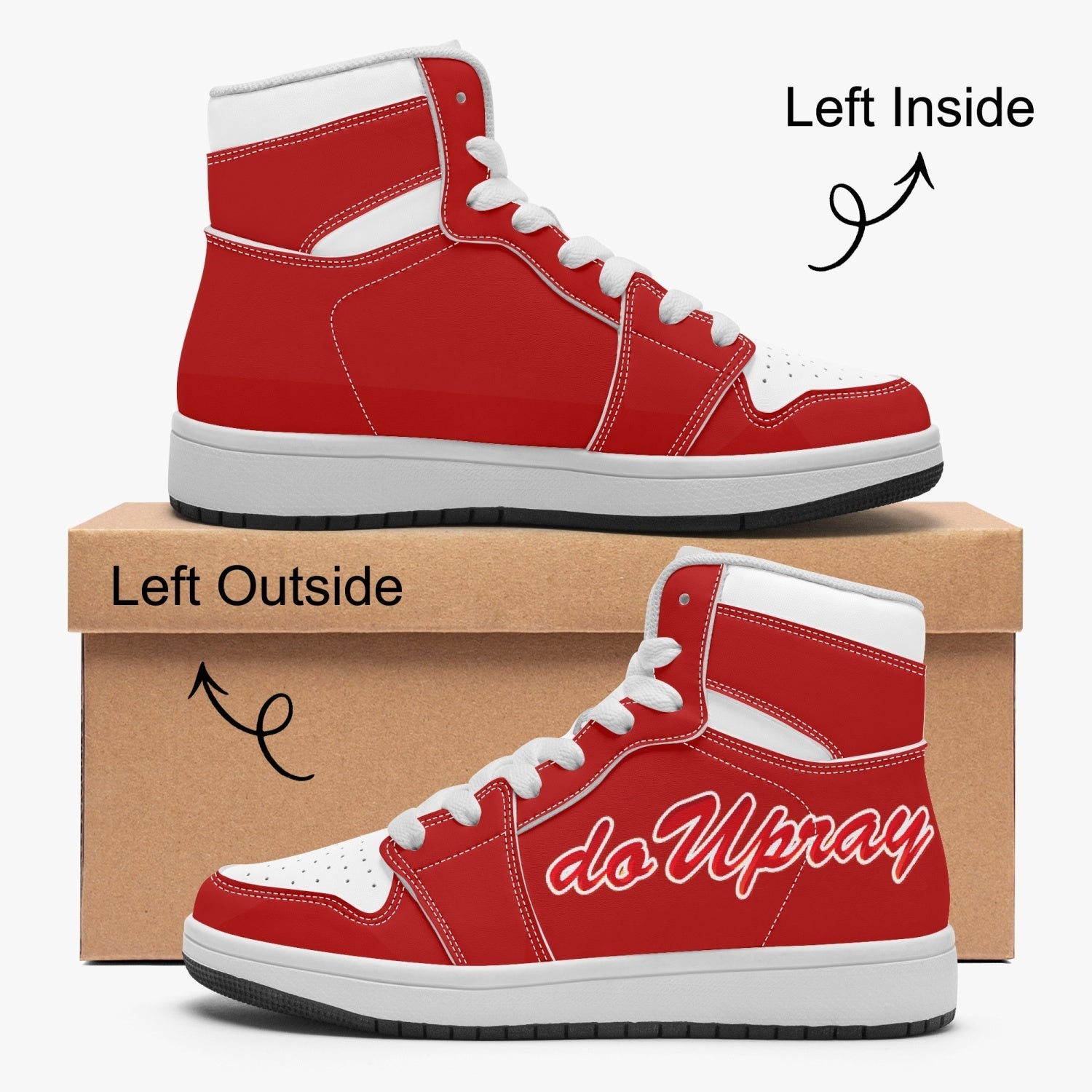 Air Pray youth sneakers: red/white Do U Pray