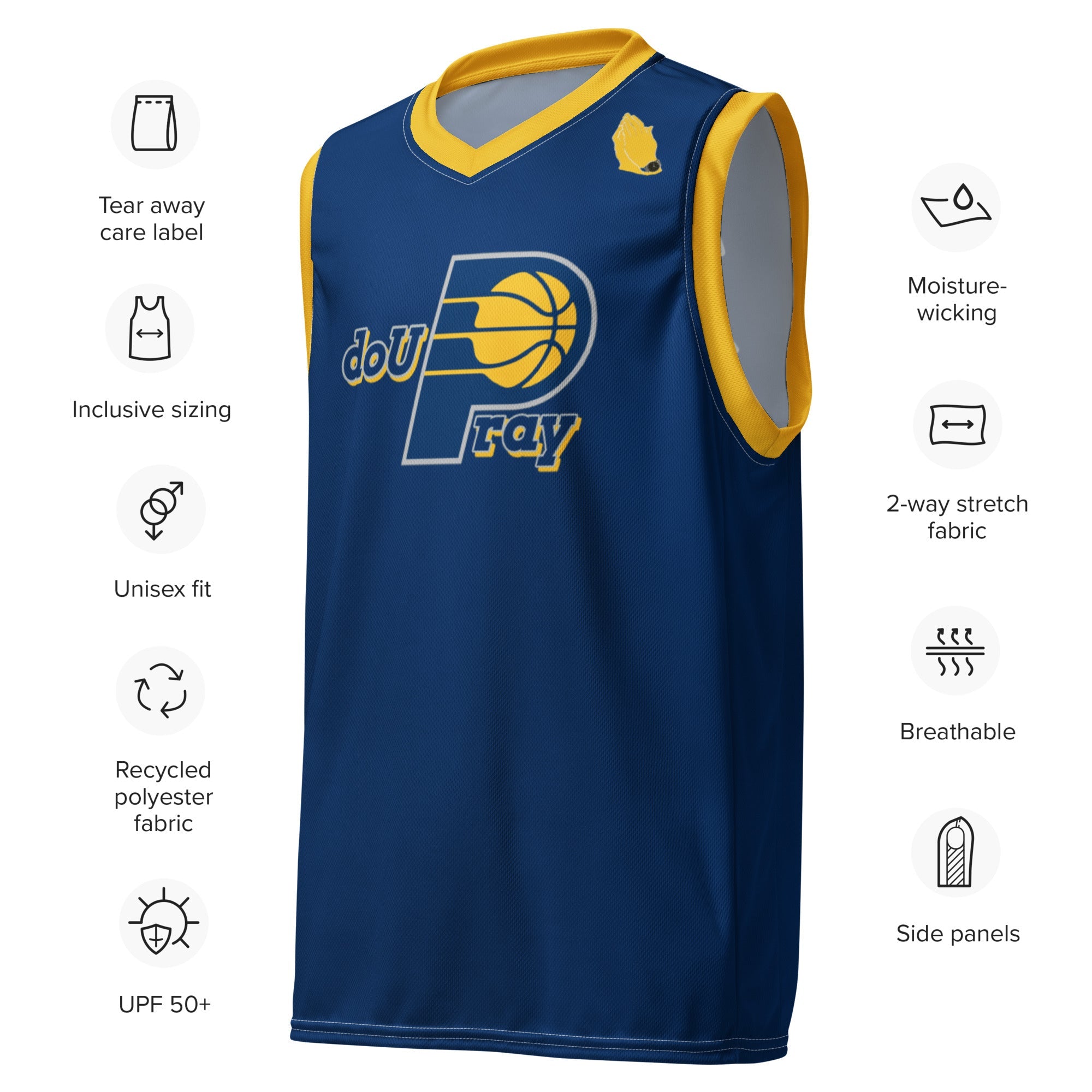 Pacer unisex basketball jersey Do U Pray