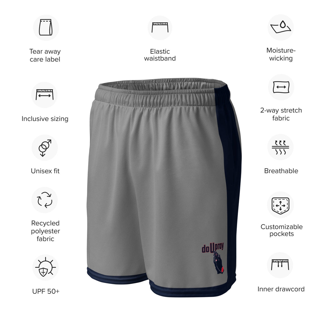 DoUPray mesh shorts (UConn) Do U Pray