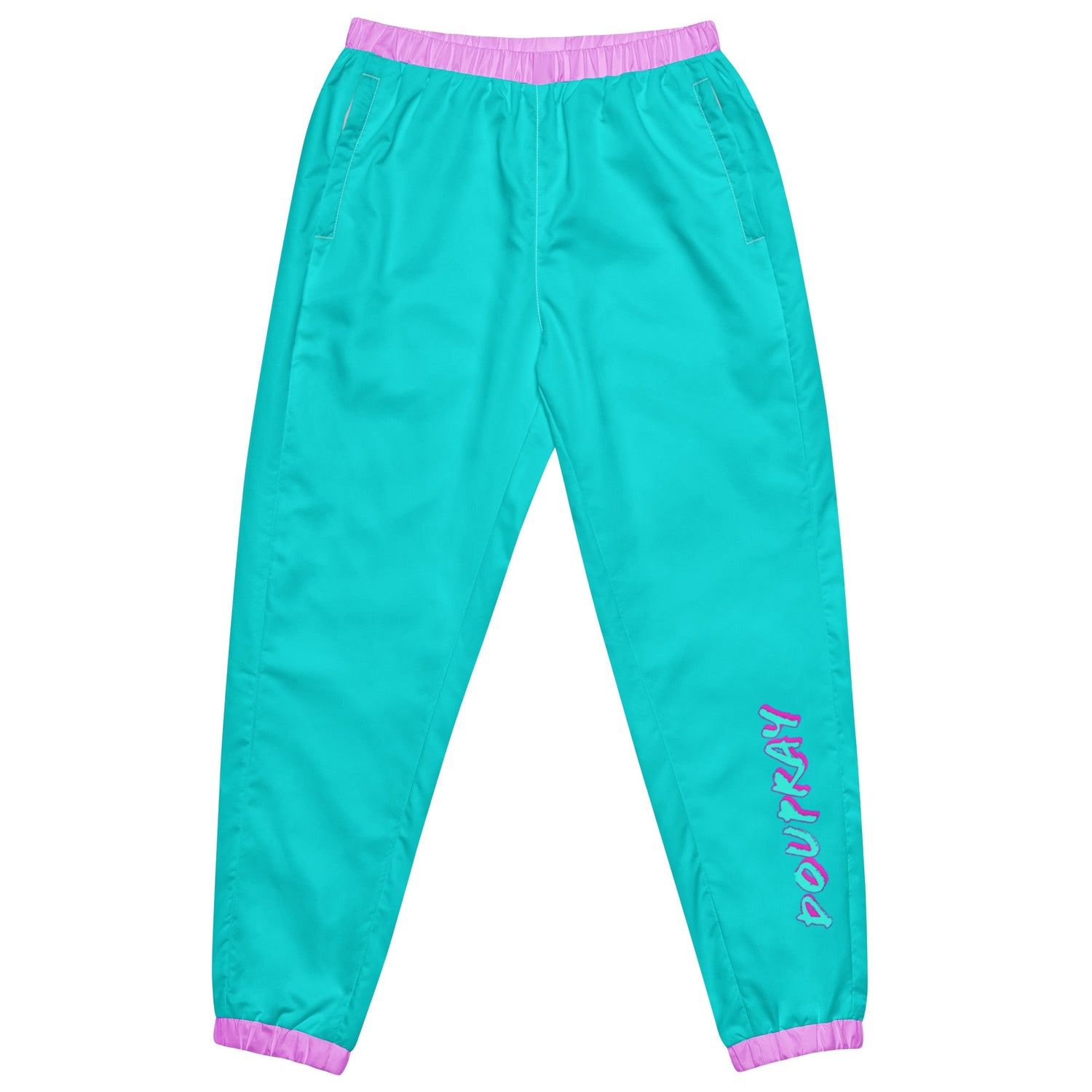 Fuchsia Track pants Do U Pray