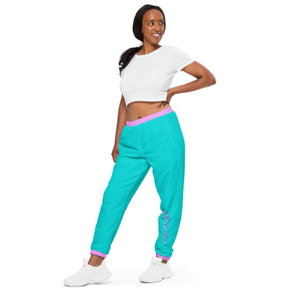 Fuchsia Track pants Do U Pray