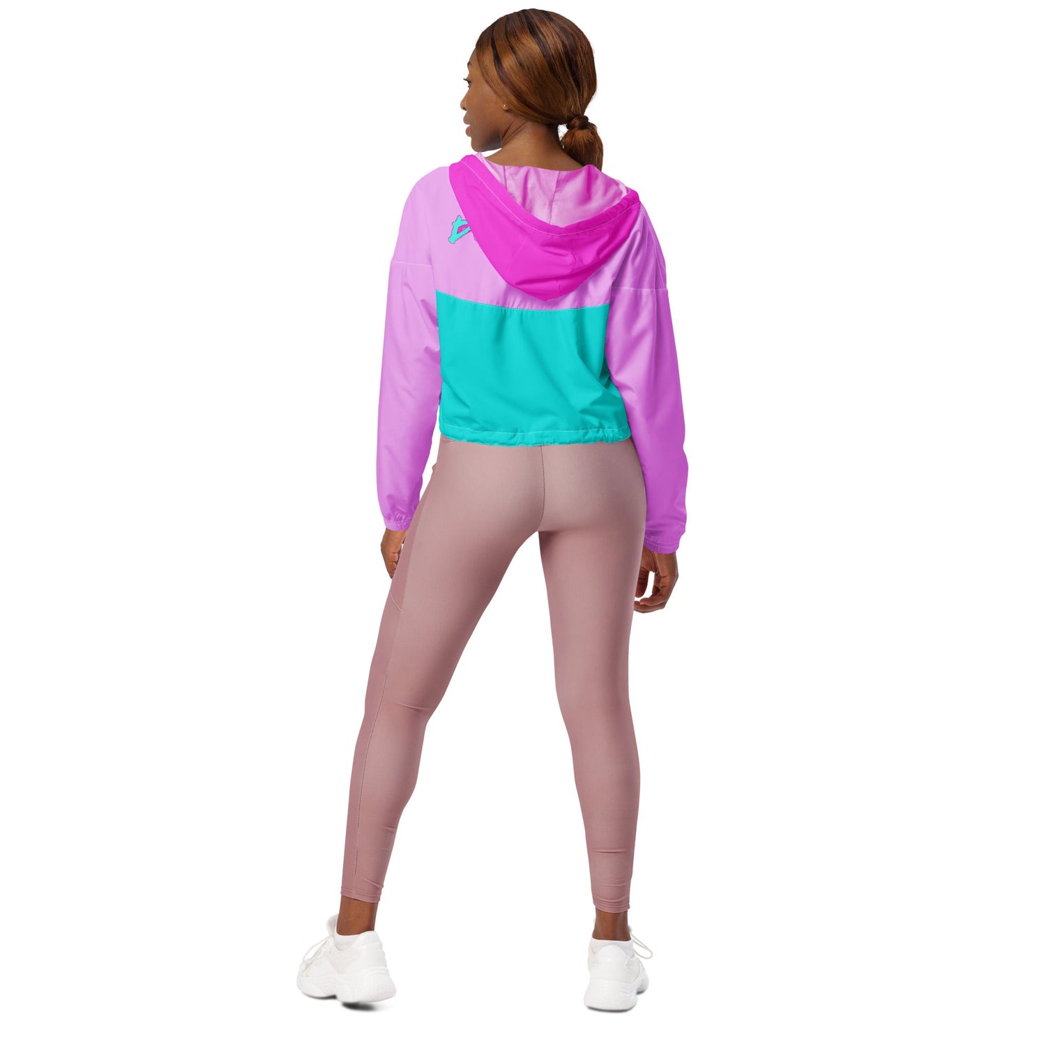 Fuchsia windbreaker Do U Pray