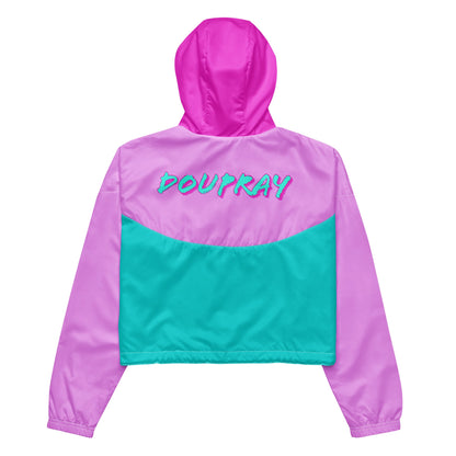 Fuchsia windbreaker Do U Pray