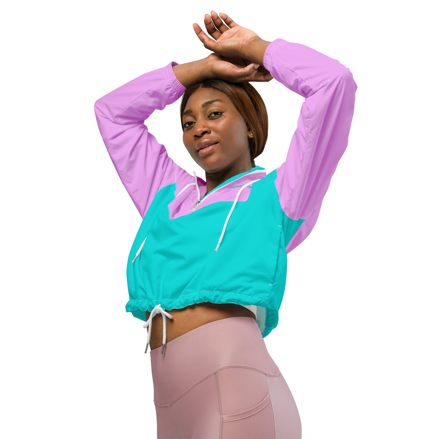 Fuchsia windbreaker Do U Pray