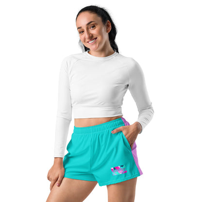 Fuchsia Athletic Shorts Do U Pray