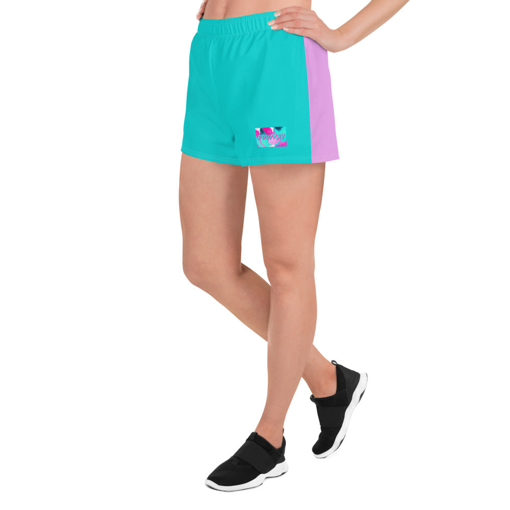 Fuchsia Athletic Shorts Do U Pray