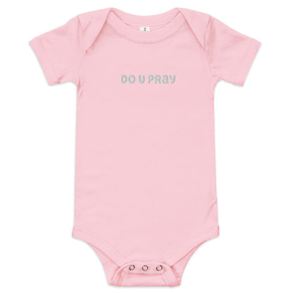do U pray Baby short sleeve one piece Doupray