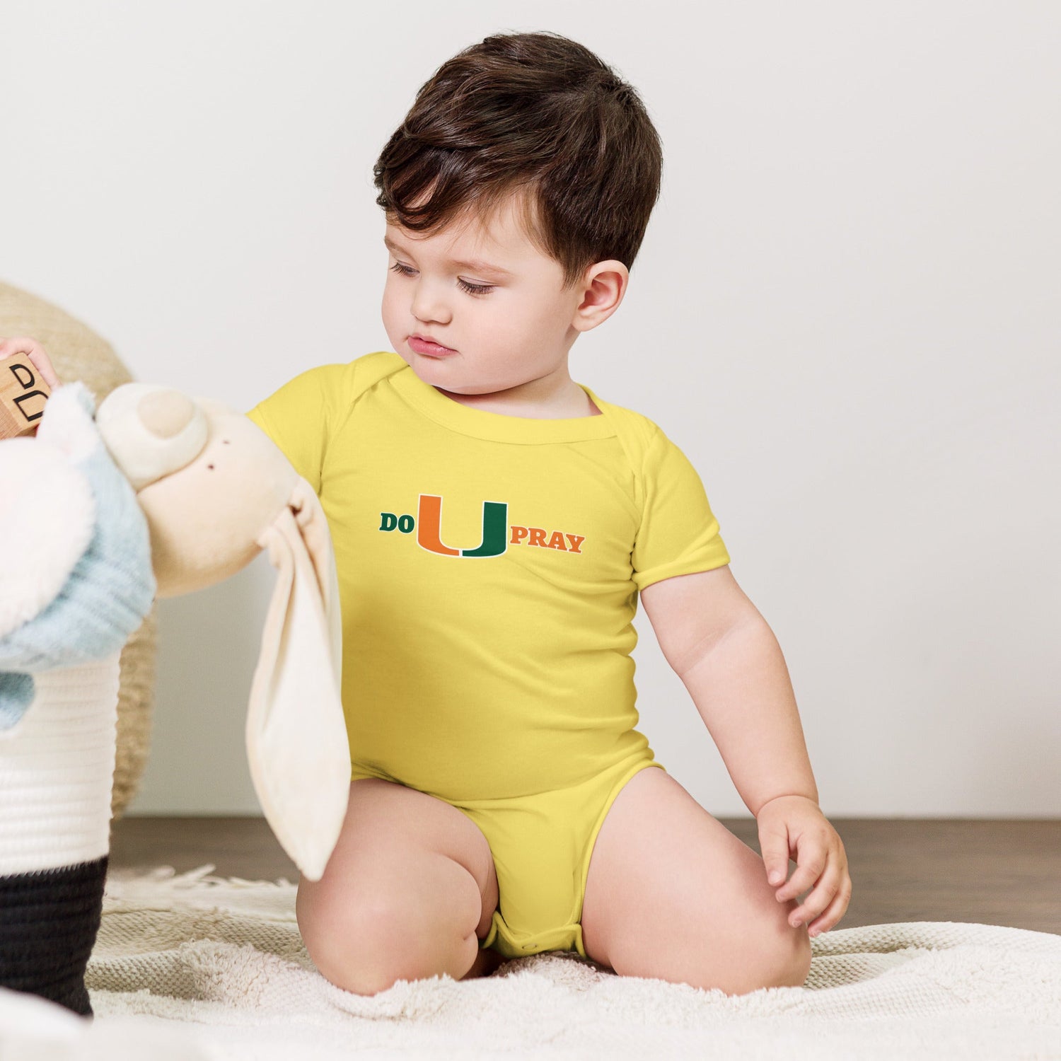 Baby short sleeve one piece Do U Pray