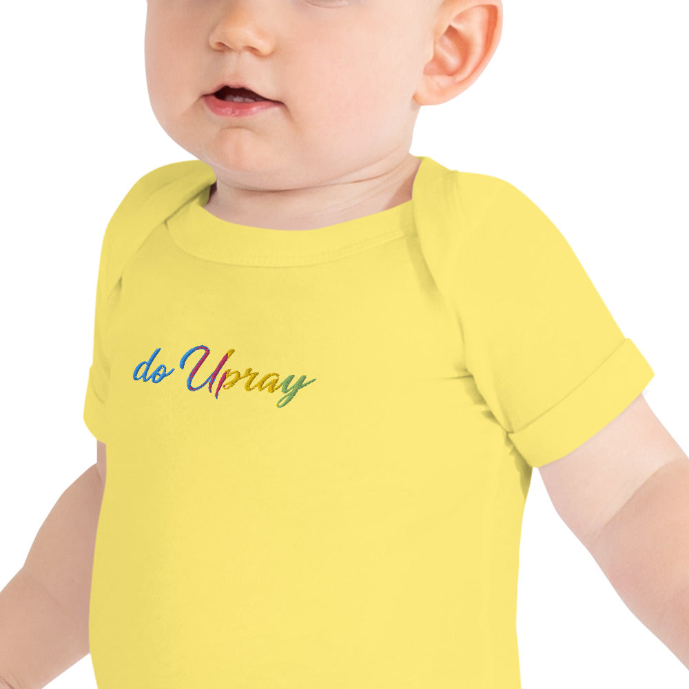 Baby short sleeve one piece Do U Pray