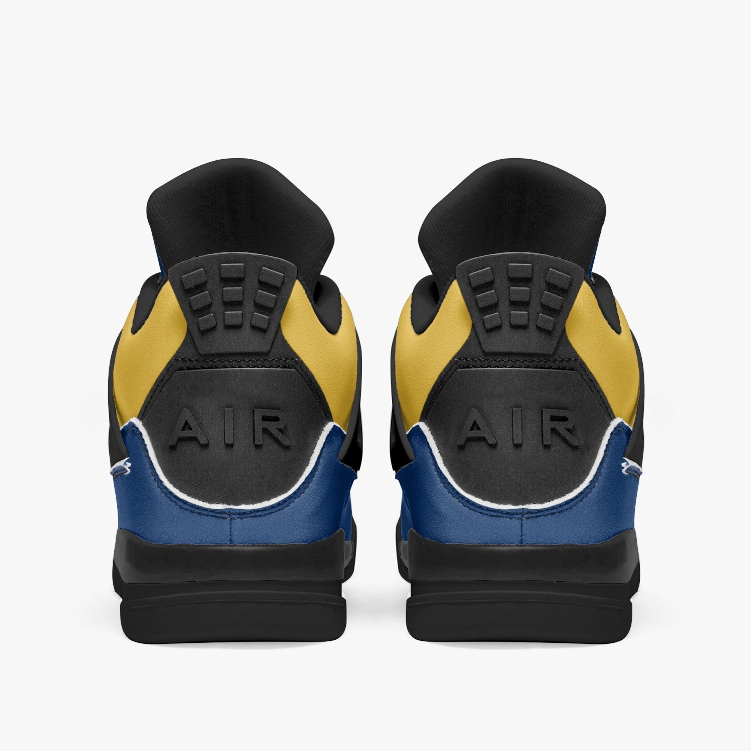 Step up your style with the Air Pray Blue/Gold Black Sneakers – bold design, ultimate comfort. Own your stride!
