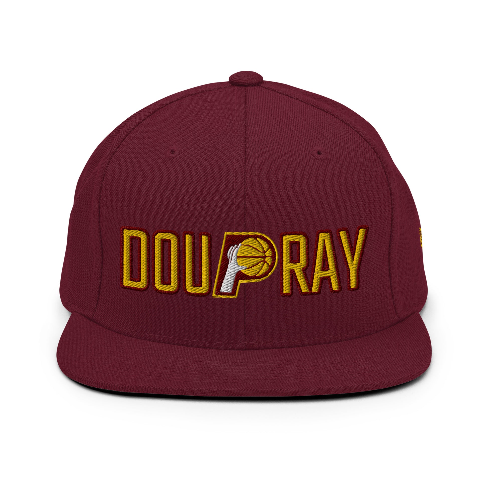 Do U Pray Hickory Hat – Adjustable vintage-style cap with an embroidered "Do U Pray" design, part of the Believe Church Collection.