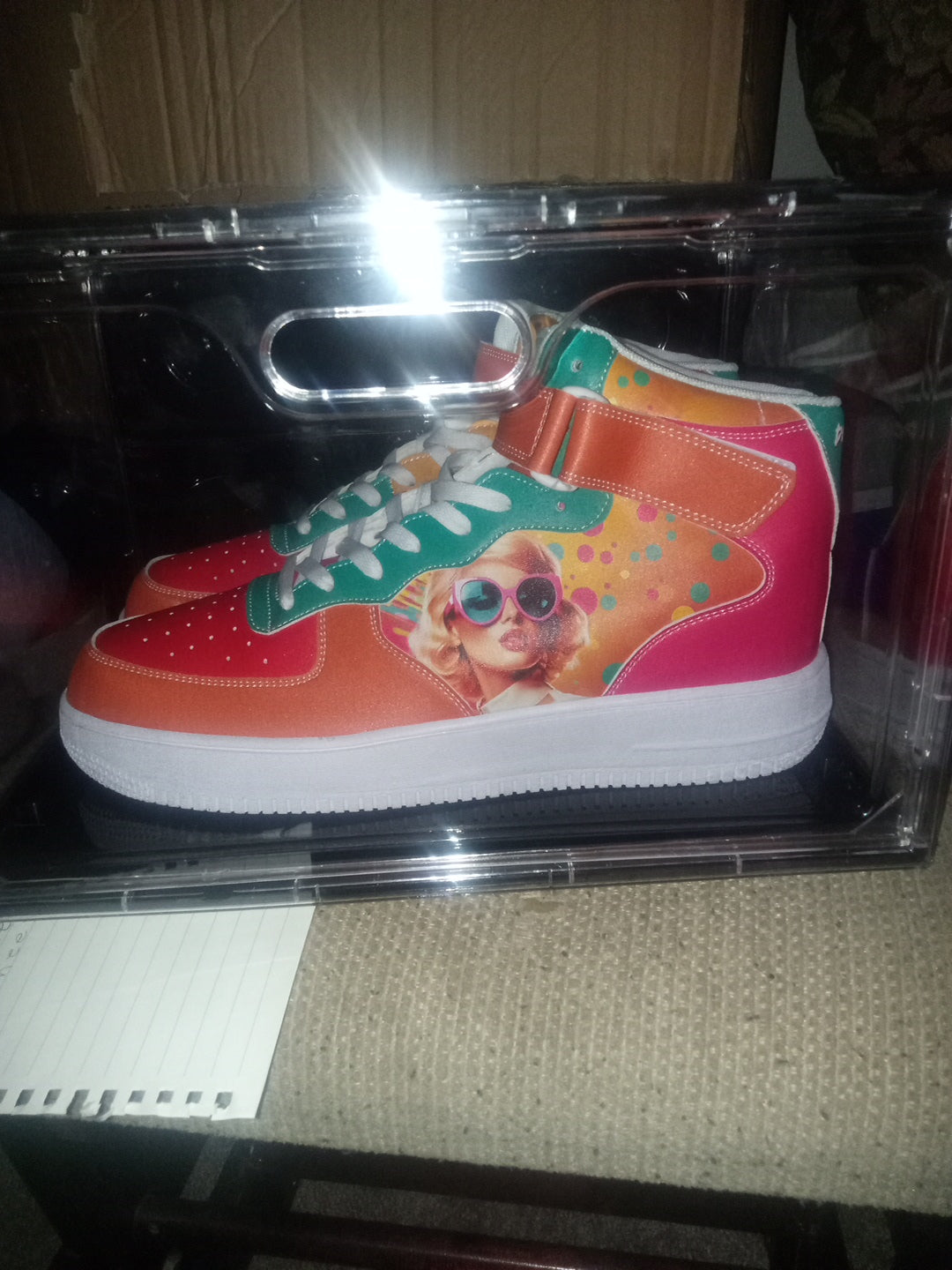 Prayer Force 1  Sneakers (Malibu) Printy6