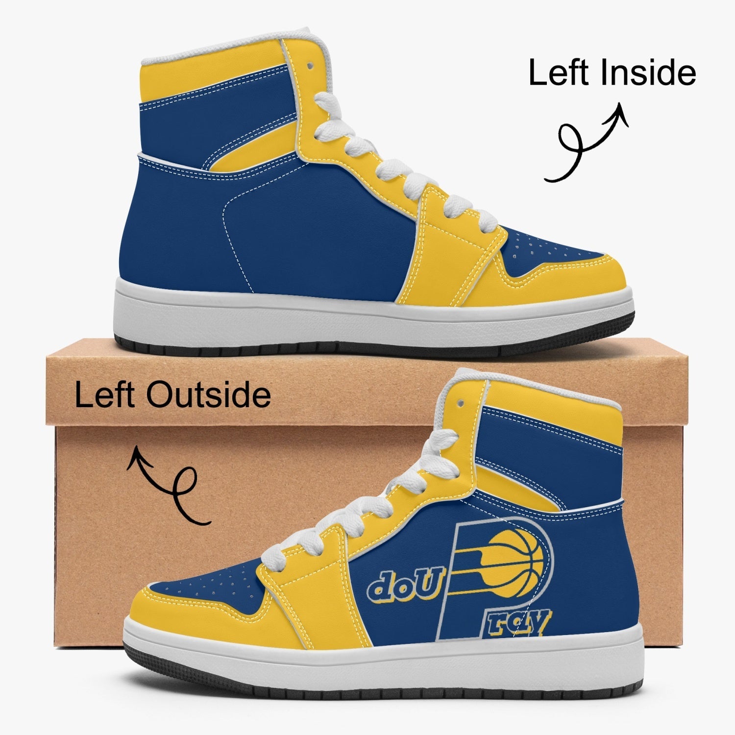 Air Pray youth sneakers blue/gold Do U Pray