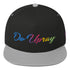 Rainbow Flat Bill Cap Do U Pray