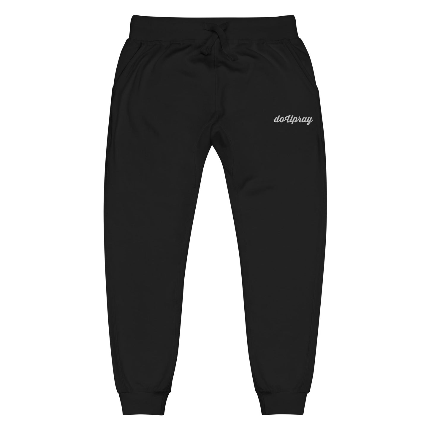 Women's fleece sweatpants Do U Pray