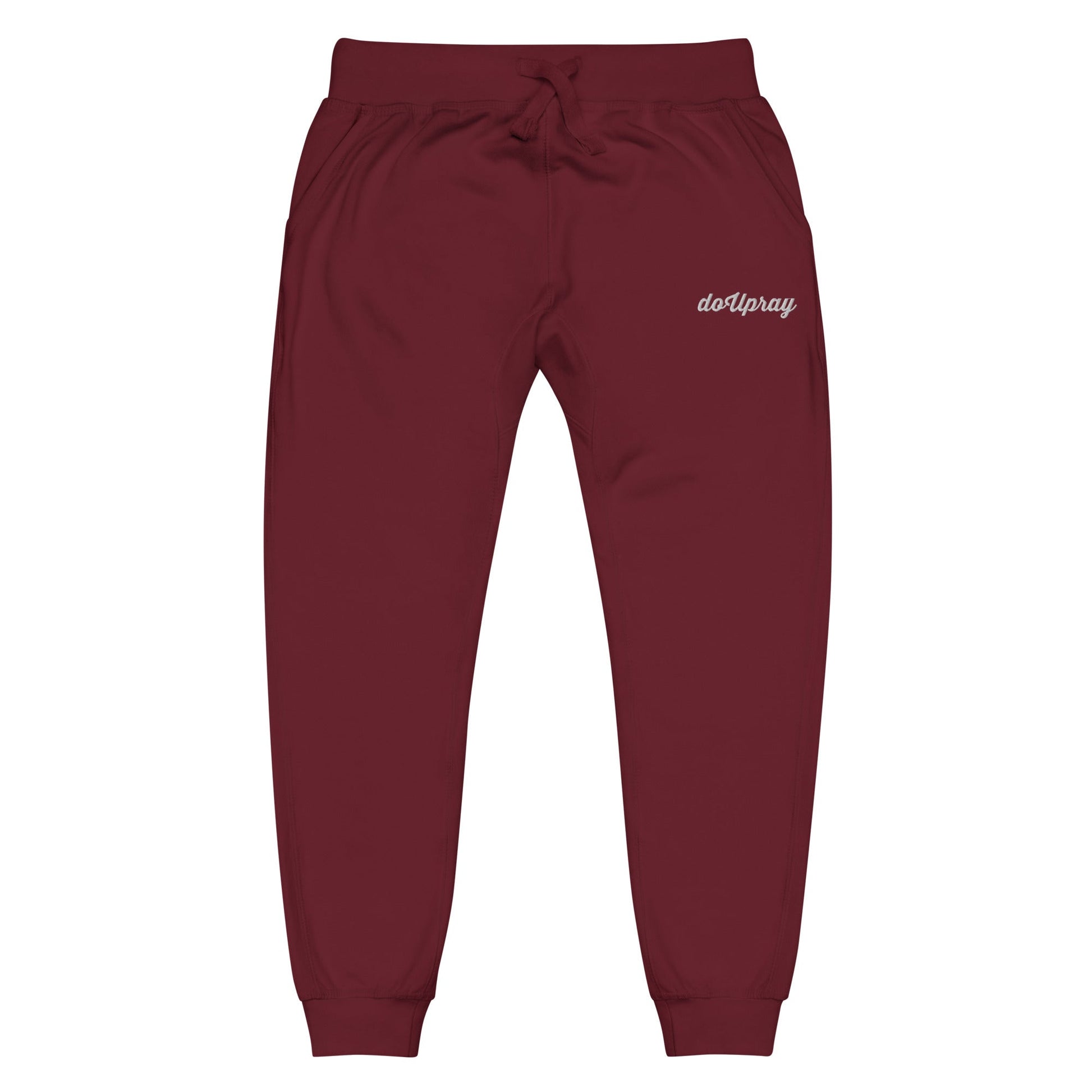 Women's fleece sweatpants Do U Pray