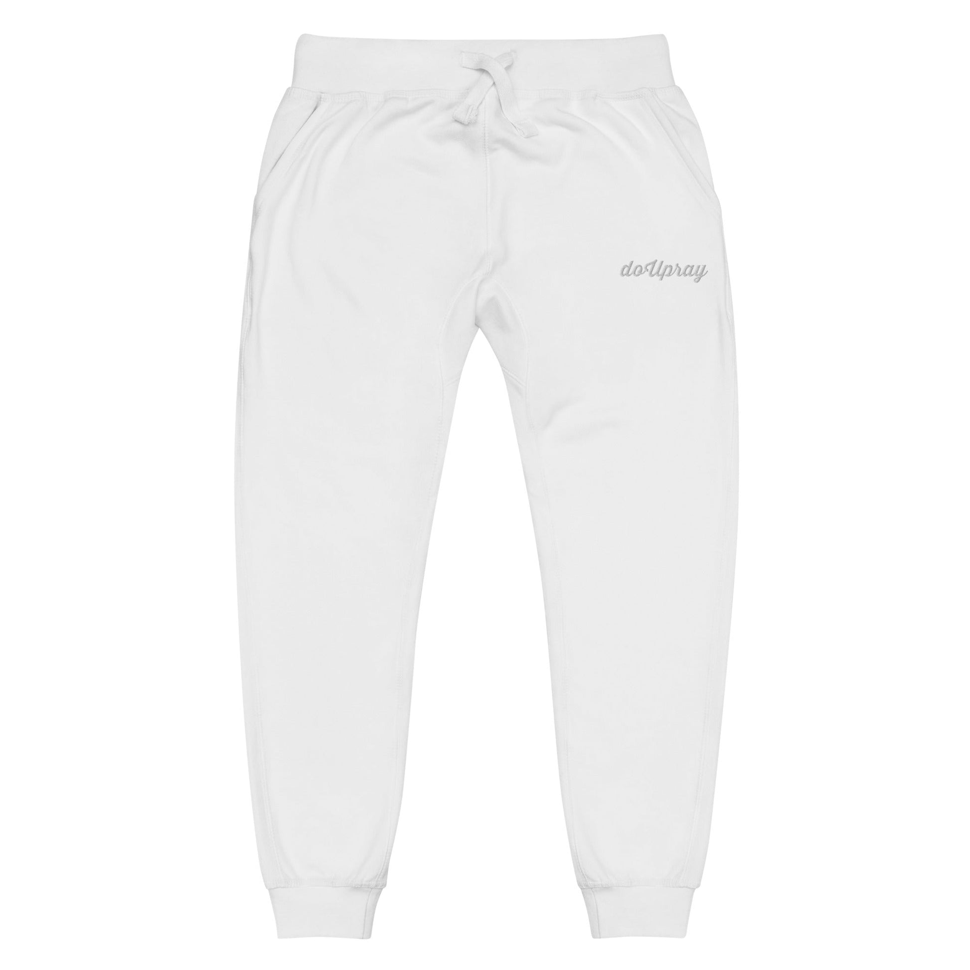 Women's fleece sweatpants Do U Pray