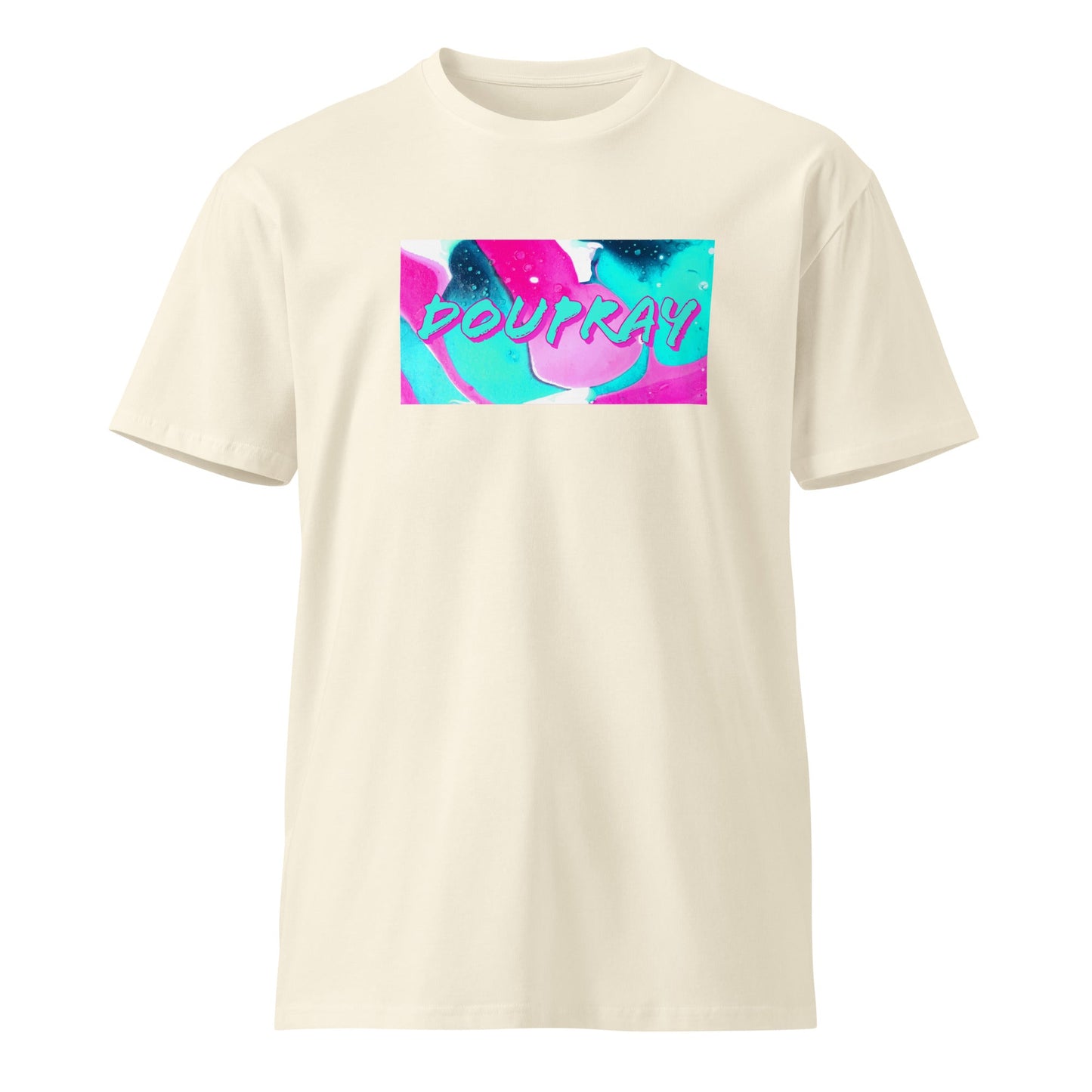 Fuchsia premium t-shirt Do U Pray