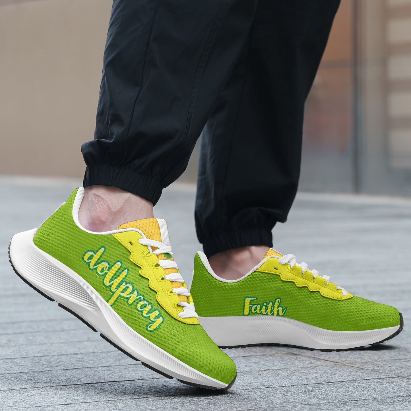 doUpray sneakers (lemon-lime) Printy6