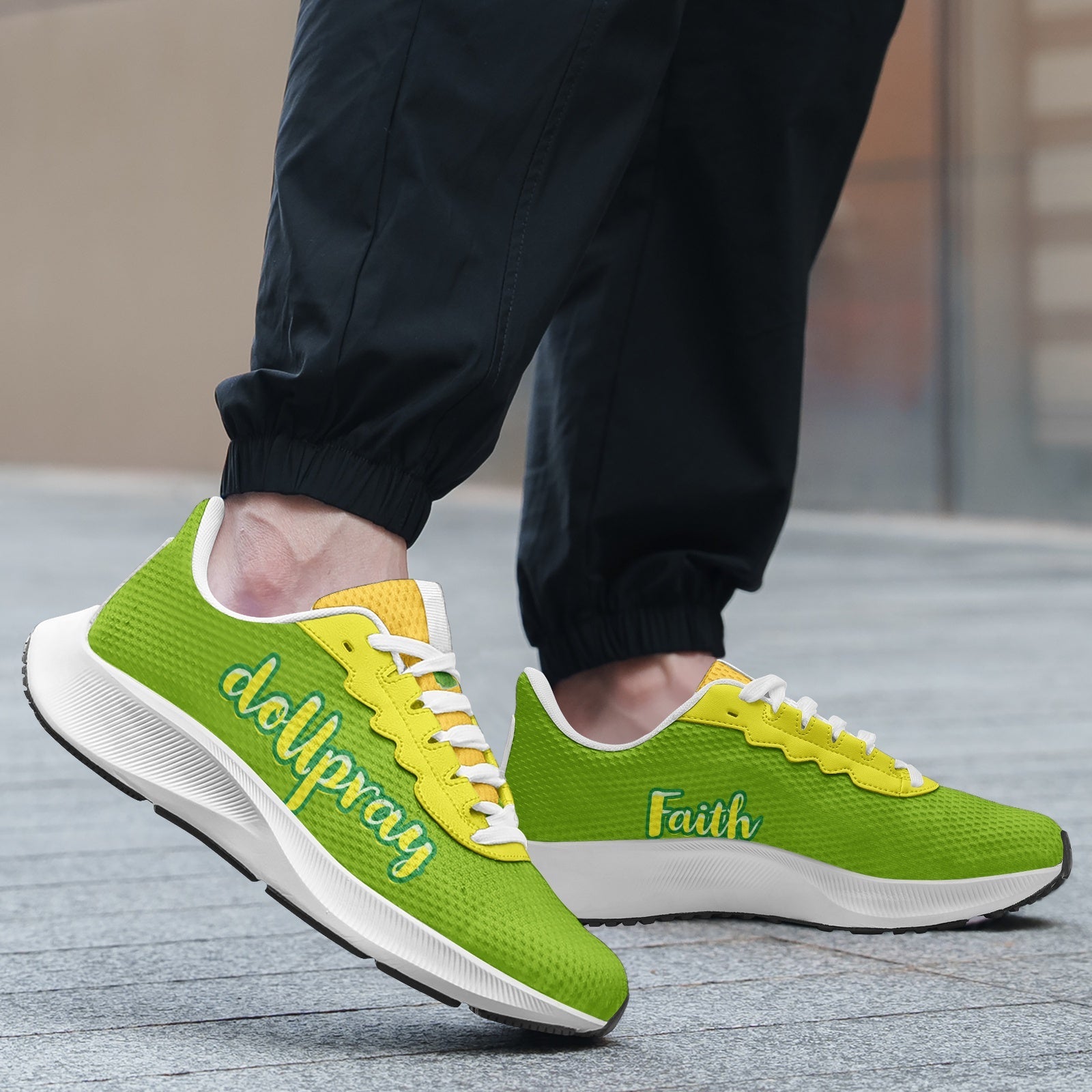 doUpray sneakers (lemon-lime) Printy6