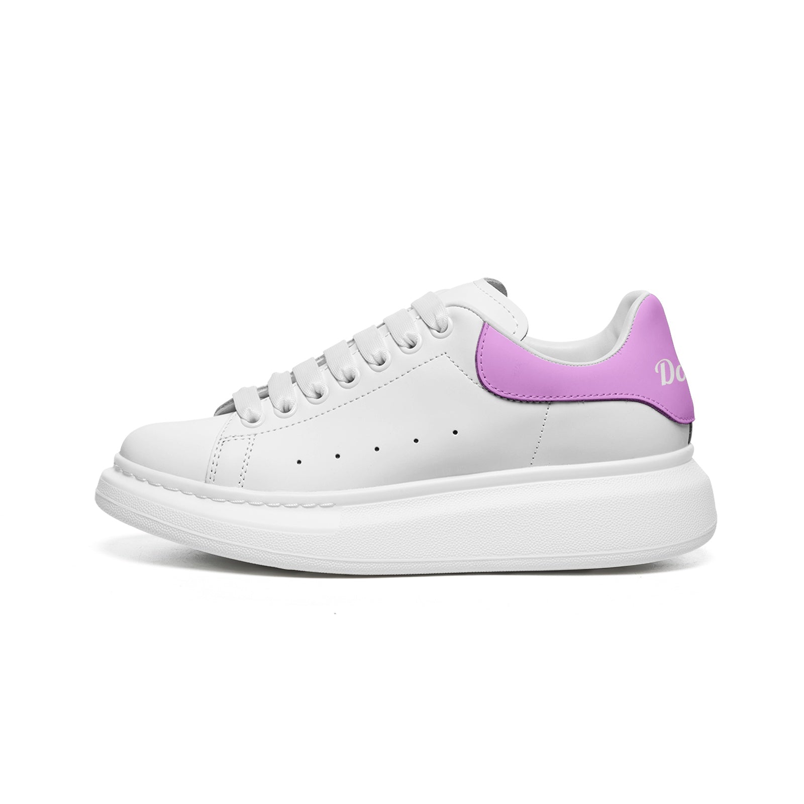 Doupray Leather Sneakers (Pink) Printy6