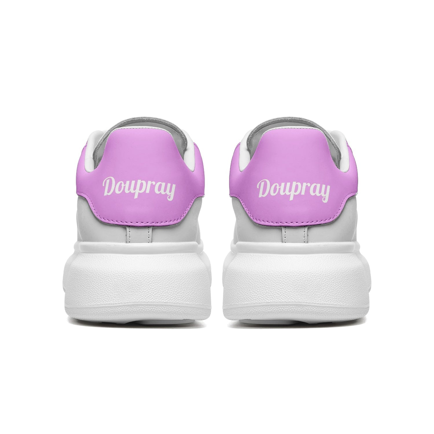 Doupray Leather Sneakers (Pink) Printy6