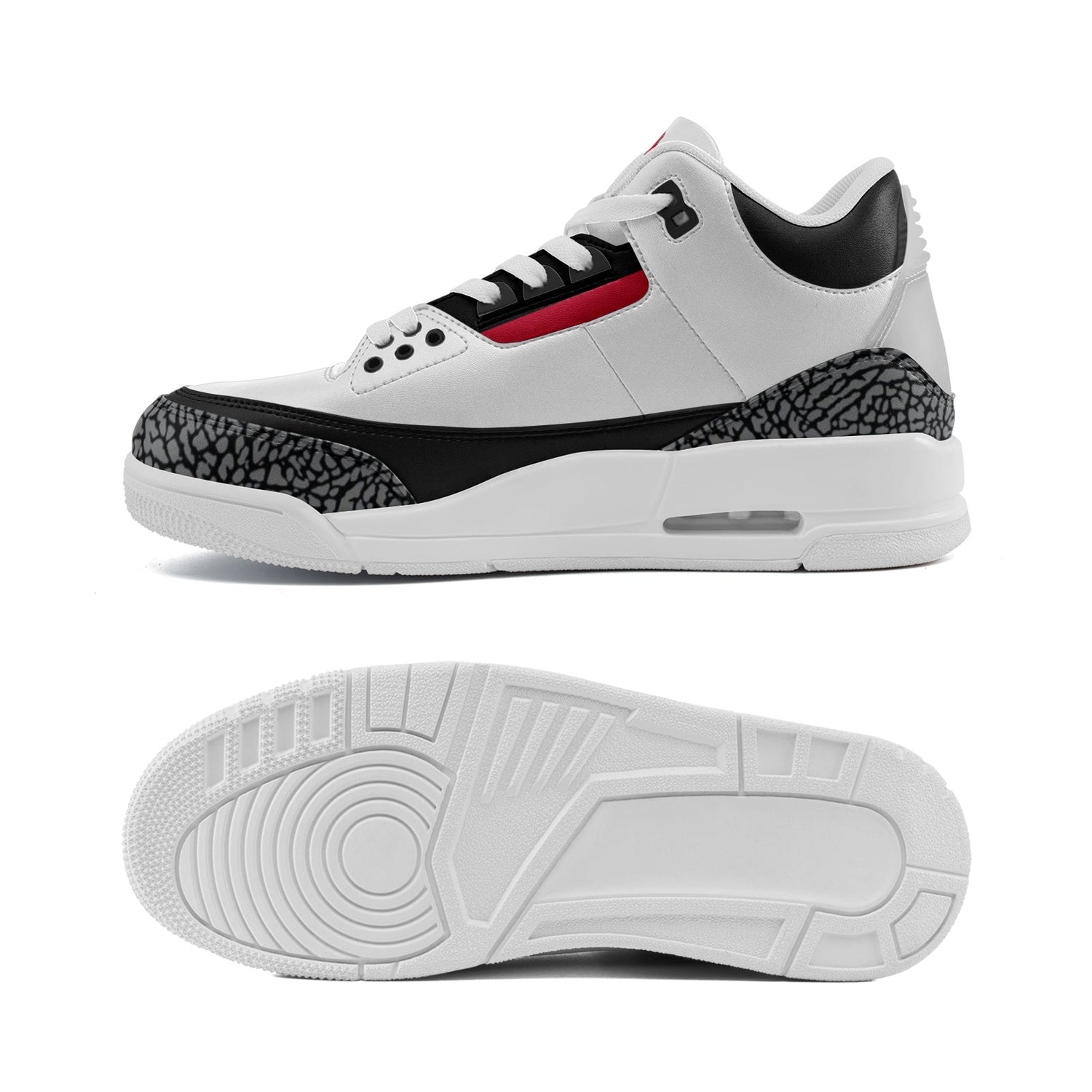 Air pray Sneakers grey/red Printy6