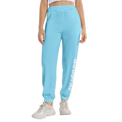 doUpray Elastic Waist Tapered Sweatpant Printy6