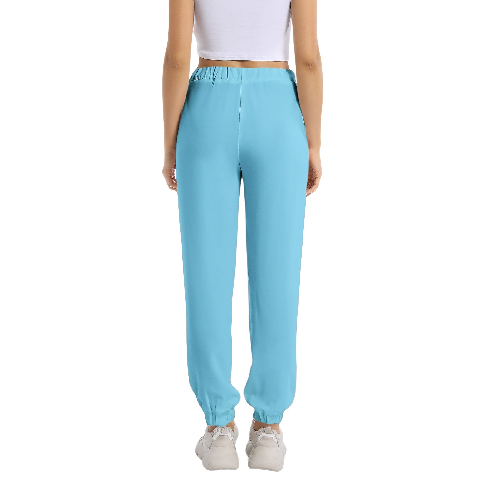doUpray Elastic Waist Tapered Sweatpant Printy6
